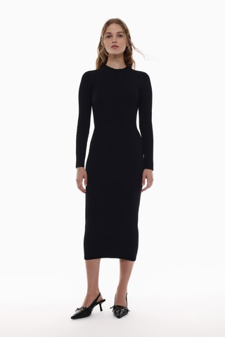 Robe fourreau - Noir