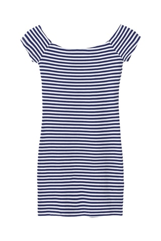 Robe droite - Bleu marine