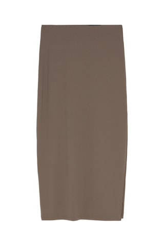 Jupe midi - Marron clair
