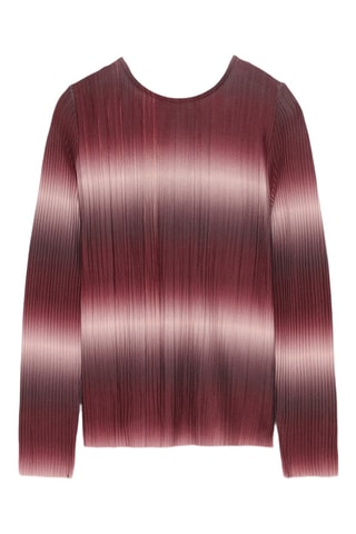 Blouse tie and dye - Bordeaux et blanc