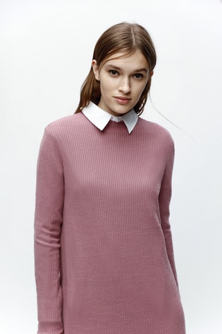 Robe pull - Vieux rose