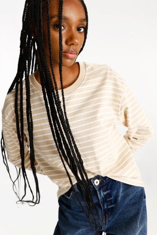 T-shirt - Beige et écru