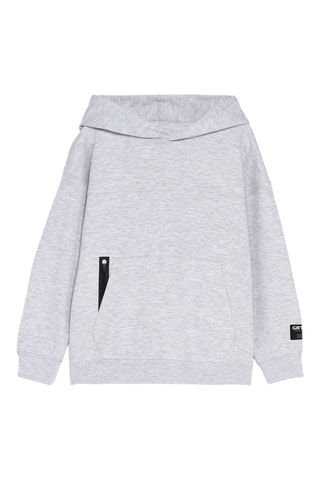 Sweat à capuche - Gris chiné