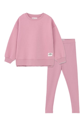Sweat et legging - Vieux rose