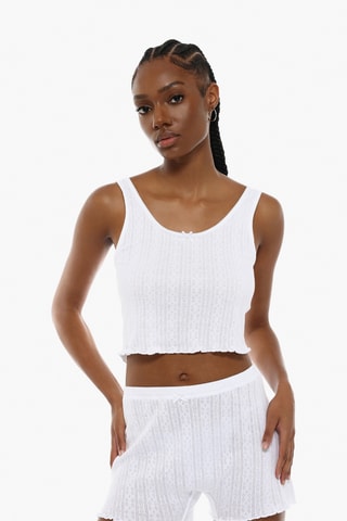 Crop top - Blanc