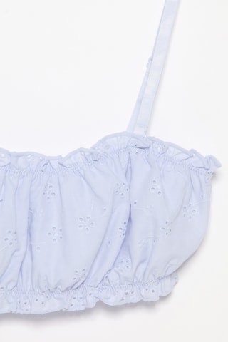 Crop top de pyjama - Ciel