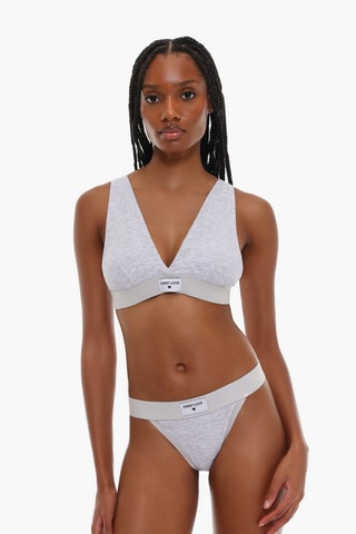 Soutien-gorge - Gris clair chiné