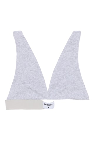 Soutien-gorge - Gris clair chiné