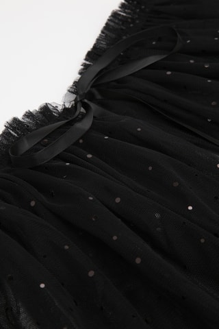 Serre-tête et jupe - Noir