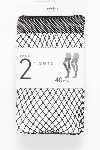 2 collants - 40 deniers - Noir