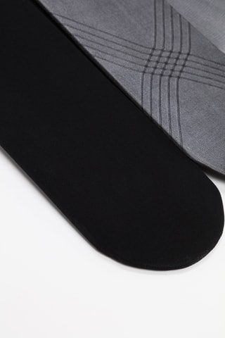 2 collants – 20 et 50 deniers – Noir et gris