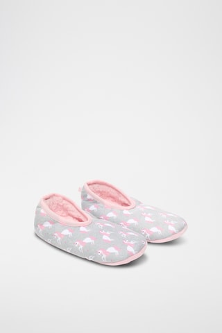 Chaussons fourrés - Gris