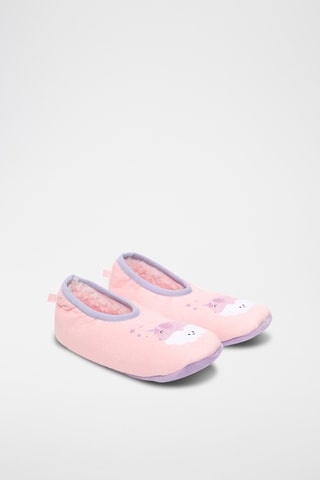 Chaussons fourrés - Rose