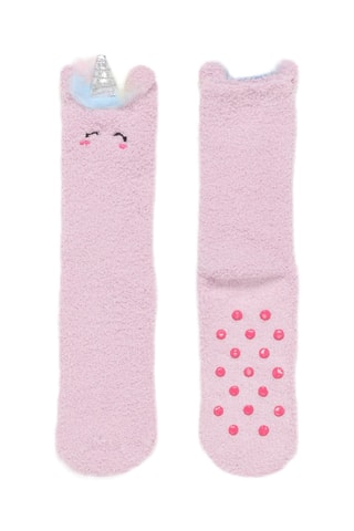 Chaussettes antidérapantes - Rose