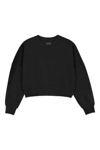 Sweat cropped - Noir