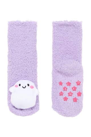 Chaussettes antidérapantes - Violet