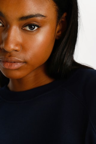 Sweat cropped - Bleu marine