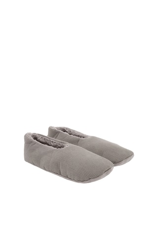 Chaussons fourrée - Gris clair