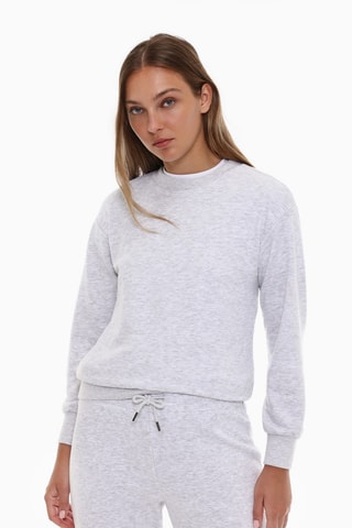 Sweat - Gris clair chiné