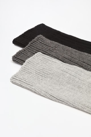 3 paires de chaussettes - Noir et gris