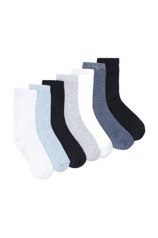7 paires de chaussettes - Noir et blanc