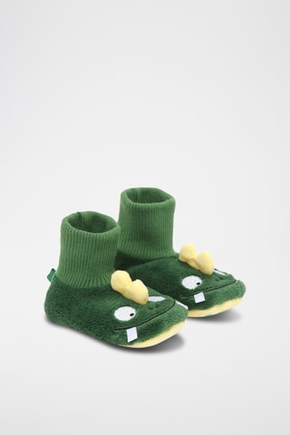Chaussons - Vert foncé