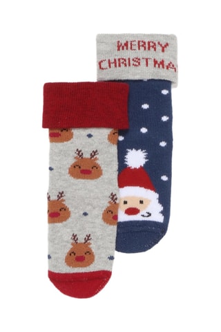 2 paires de chaussettes - Rouge