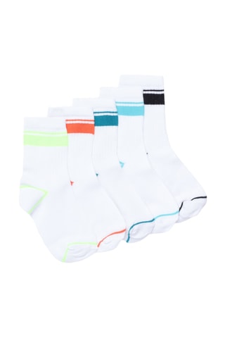 5 paires de chaussettes - Blanc