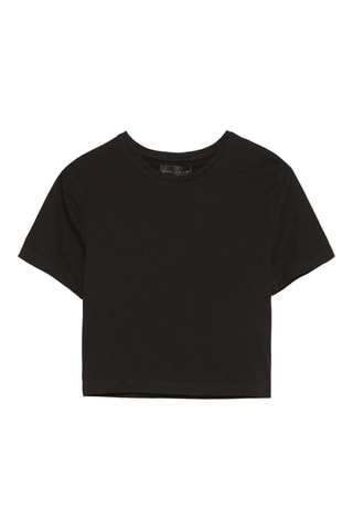 T-shirt cropped - Noir
