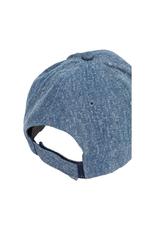 Casquette en jean - Bleu cobalt chiné