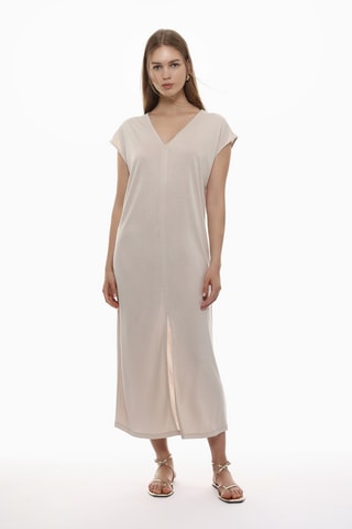 Robe longue - Beige clair