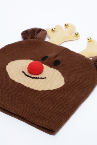 Bonnet à oreilles - Marron