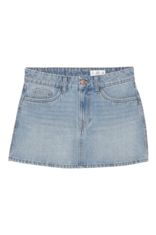 Minijupe en jean - Bleu