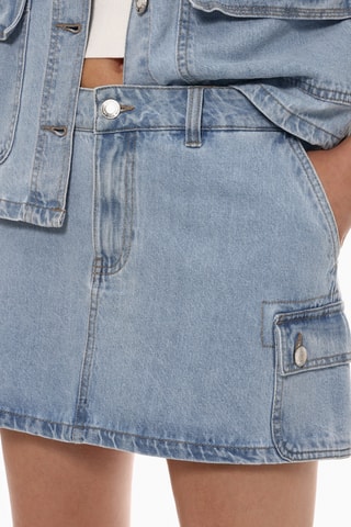 Minijupe en jean - Ciel