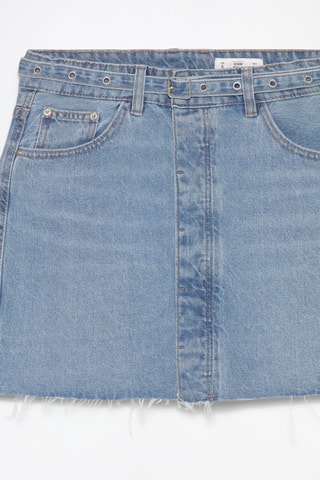 Minijupe en jean - Bleu