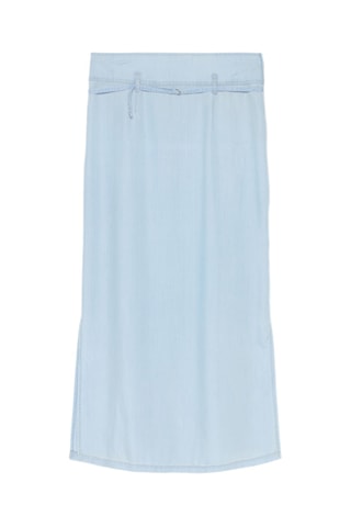 Jupe longue en jean - Ciel