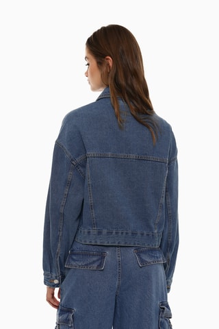 Veste en jean - Bleu marine