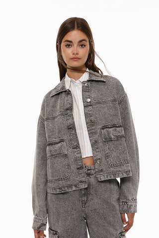 Veste en jean - Noir