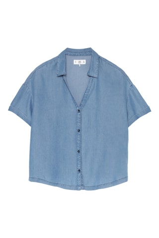 Chemisier en jean - Bleu