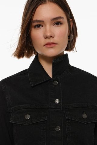Veste en jean - Noir