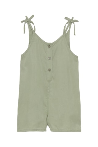 Salopette en jean - Kaki