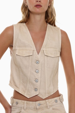 Gilet de costume - Beige