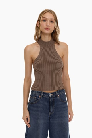 Crop top - Marron