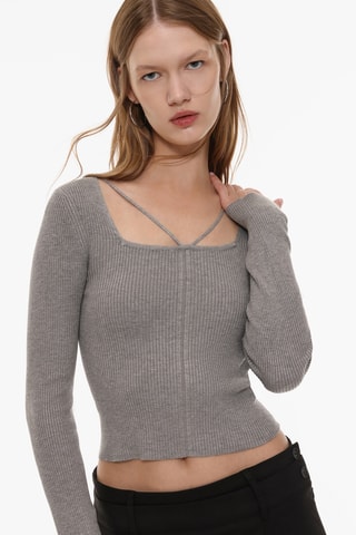 Top - Gris foncé