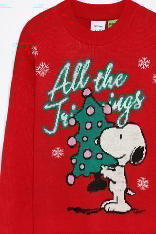 Pull Snoopy Snoopy et les Peanuts - Rouge