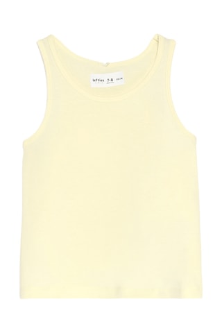 4 débardeurs - Blanc et jaune