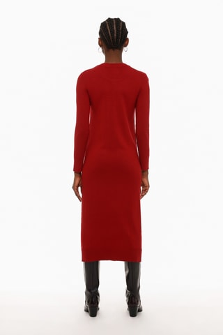 Robe midi - Rouge
