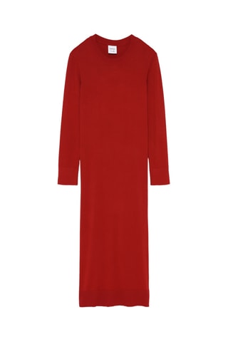 Robe midi - Rouge