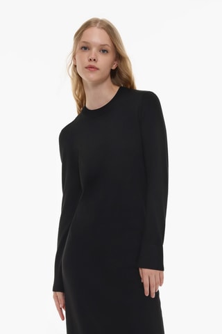 Robe midi - Noir 