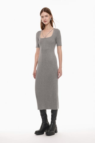 Robe pull - Gris foncé